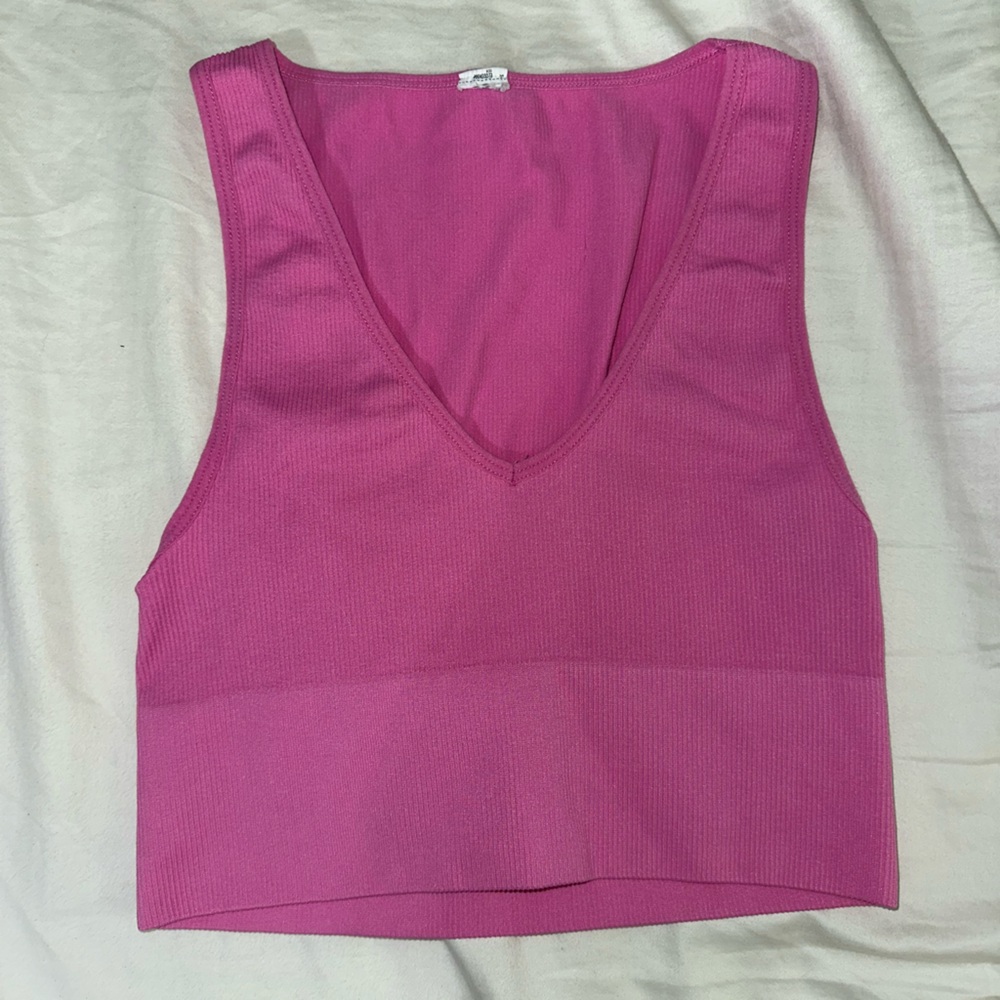 Pink Workout Tank Top